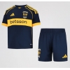 Koszulka piłkarska Boca Juniors Strój Domowy dla dzieci 2025-26 tanio Krótki Rękaw (+ Krótkie spodenki)